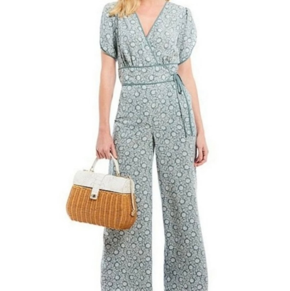 Chelsea & Violet Floral Wrap Jumpsuit